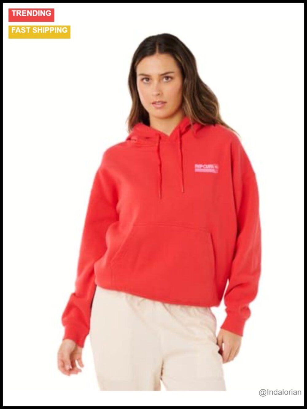 Heritage Hooded Zip-up Fleece Sweatshirt Cotton-Poly Heavyweight Womens